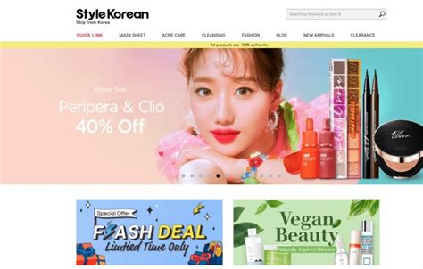 korean skin care websites